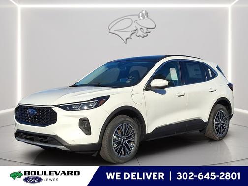Star White Metallic Tri-Coat 2024 Ford Escape PHEV Base
