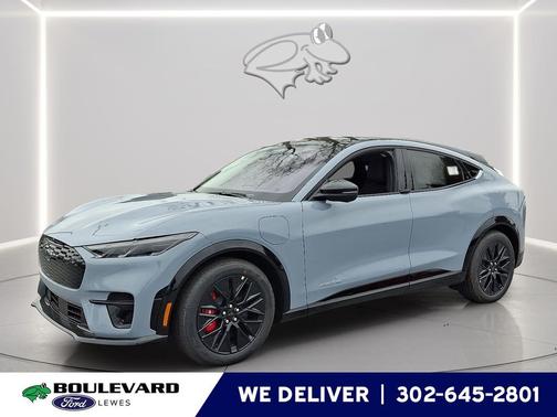 Glacier Gray Metallic TriCoat 2025 Ford Mustang Mach-E Premium