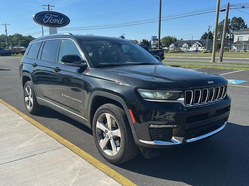 Diamond Black Crystal Pearlcoat 2021 Jeep Grand Cherokee L Limited