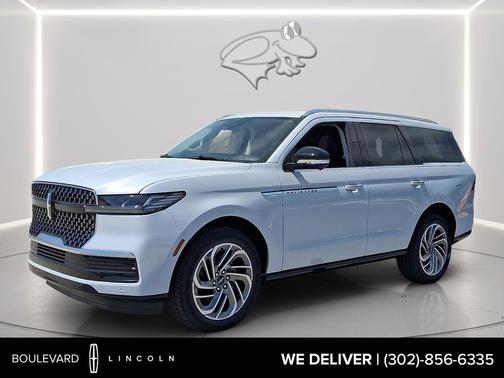 Crystal White Metallic Clearcoat 2026 Lincoln Navigator Reserve