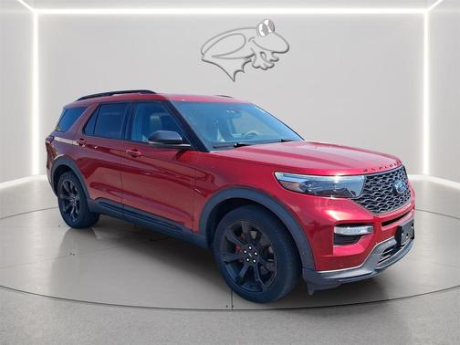 Rapid Red Metallic Tinted Clearcoat 2020 Ford Explorer ST