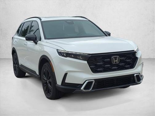 Platinum White Pearl 2026 Honda CR-V Hybrid Sport Touring AWD