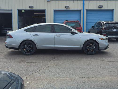 Solar Silver Metallic 2026 Honda Accord Hybrid Sport-L