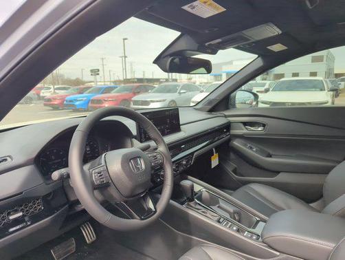 Solar Silver Metallic 2026 Honda Accord Hybrid Sport-L