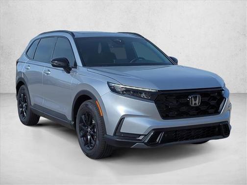 Solar Silver Metallic 2026 Honda CR-V Hybrid Sport-L FWD