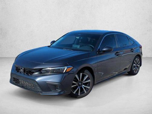 Silver/Gray 2023 Honda Civic EX-L