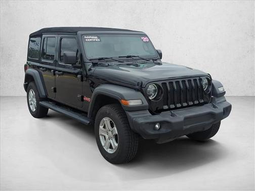 Black Clearcoat 2020 Jeep Wrangler Unlimited Sport