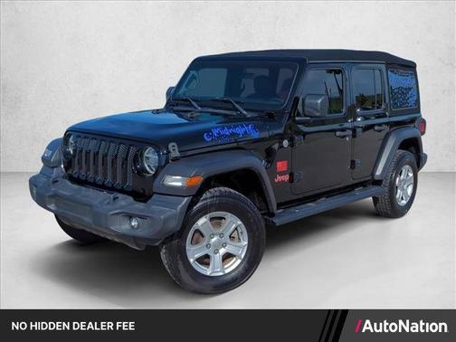 Black Clearcoat 2020 Jeep Wrangler Unlimited Sport