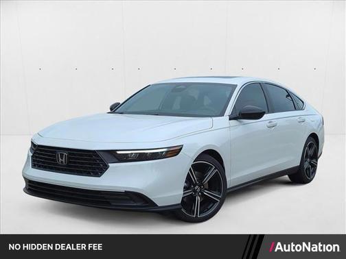 Platinum White Pearl 2025 Honda Accord Hybrid Base