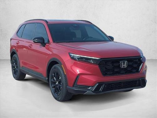 Radiant Red Metallic 2026 Honda CR-V Hybrid Sport-L FWD
