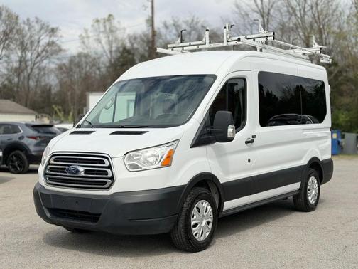 Frozen White 2019 Ford Transit-150 XLT