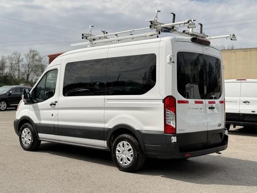 Frozen White 2019 Ford Transit-150 XLT