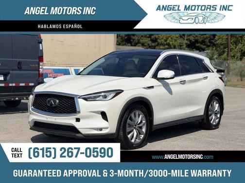 Majestic White 2021 INFINITI QX50 Luxe