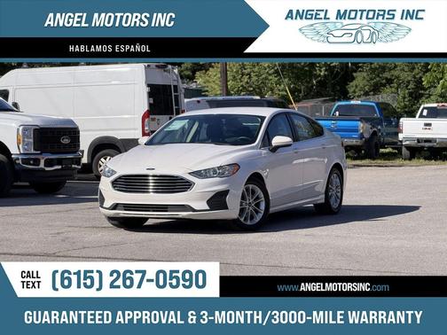 White Platinum Metallic Tri-Coat 2020 Ford Fusion SE
