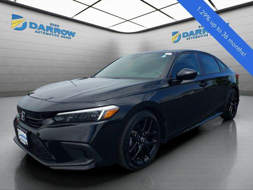 Crystal Black Pearl 2024 Honda Civic Sport