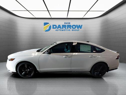 Platinum White Pearl 2026 Honda Accord Hybrid Sport-L