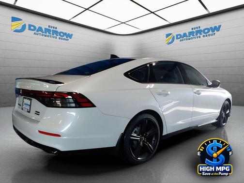 Platinum White Pearl 2026 Honda Accord Hybrid Sport-L