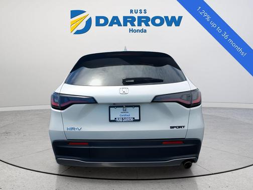 Platinum White Pearl 2024 Honda HR-V AWD Sport