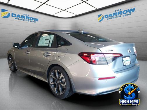Solar Silver Metallic 2026 Honda Civic Hybrid Sport Touring