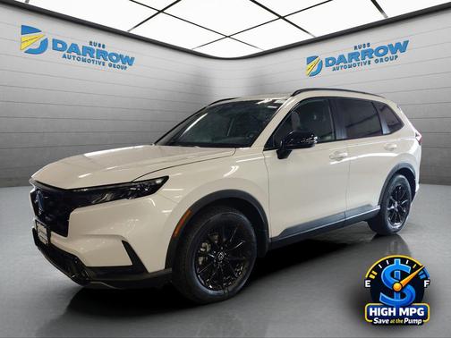 Platinum White Pearl 2026 Honda CR-V Hybrid Sport-L AWD