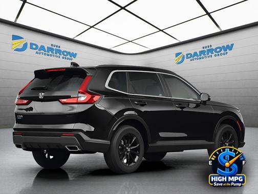 Crystal Black Pearl 2025 Honda CR-V Hybrid Sport AWD