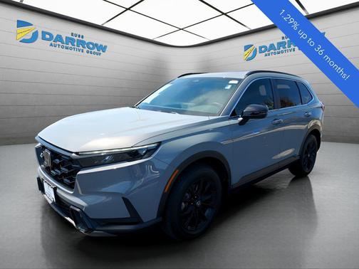 Gray 2025 Honda CR-V Hybrid Sport AWD