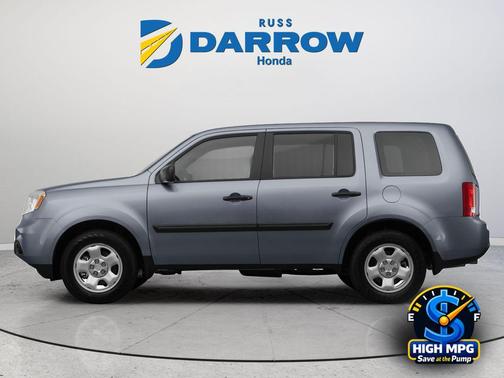 Polished Metal Metallic 2012 Honda Pilot LX