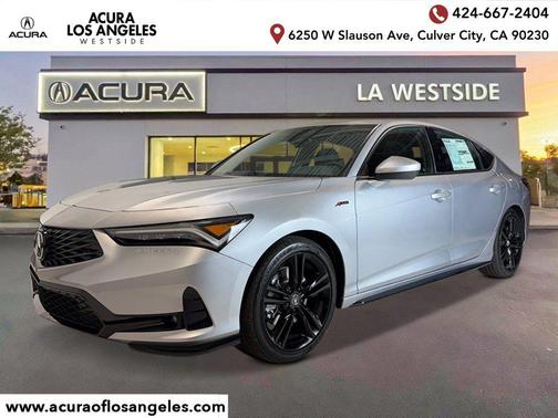 Solar Silver Metallic 2026 Acura Integra FWD A-Spec