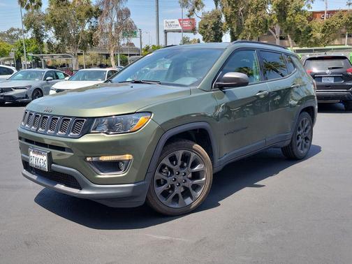 Olive Green Pearlcoat 2021 Jeep Compass 80th Special Edition