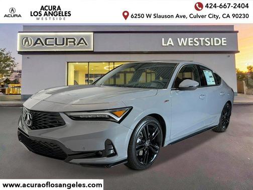 Urban Gray Pearl 2026 Acura Integra FWD A-Spec with Technology