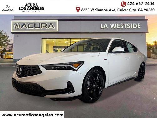Platinum White Pearl 2026 Acura Integra FWD A-Spec