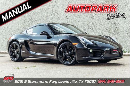 Black 2014 Porsche Cayman