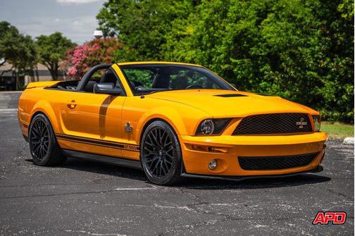 Orange 2009 Ford Shelby GT500 Base