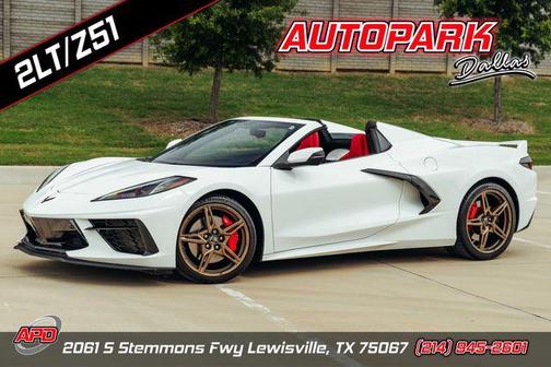 Arctic White 2023 Chevrolet Corvette Stingray w/2LT