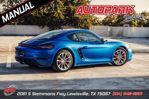 2017 Porsche 718 Cayman S