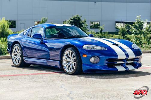 Blue 1996 Dodge Viper GTS
