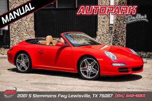 Red 2008 Porsche 911 911 Carrera Cabriolet