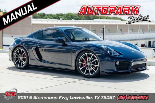 Dark Blue Metallic 2014 Porsche Cayman S