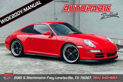 Red 2007 Porsche 911 Carrera 4