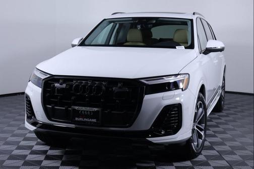 Carrara White 2026 Audi Q7 55 Premium