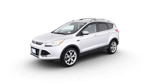 White Platinum Metallic Tri-Coat 2015 Ford Escape Titanium