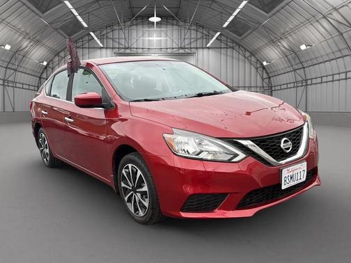 Red 2017 Nissan Sentra SV