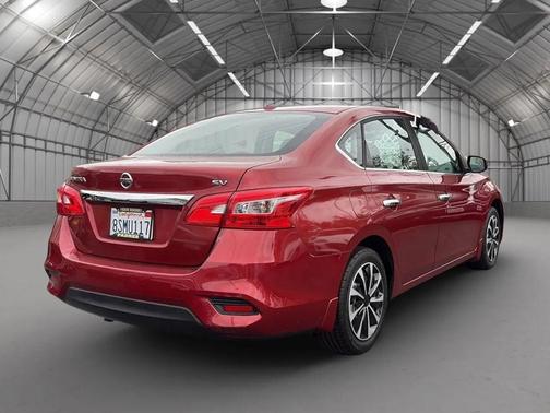 Red 2017 Nissan Sentra SV