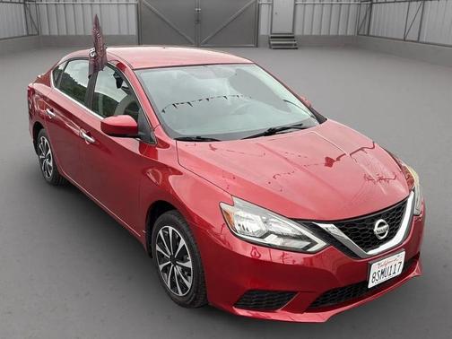 Red 2017 Nissan Sentra SV