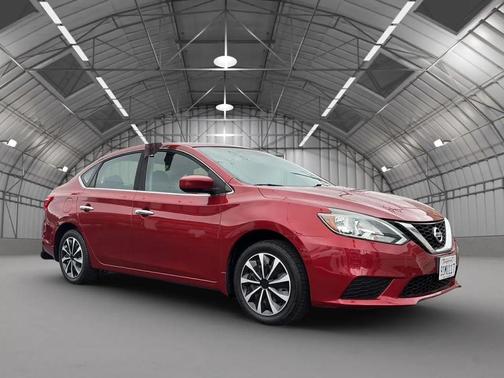 Red 2017 Nissan Sentra SV