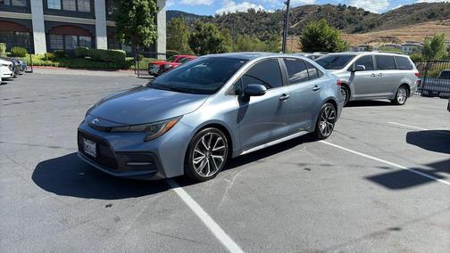 Blue 2020 Toyota Corolla XSE