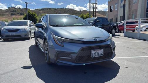 Blue 2020 Toyota Corolla XSE
