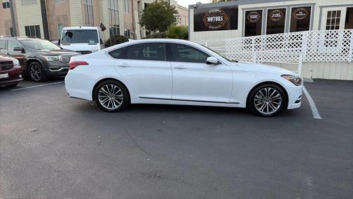 Casablanca White 2015 Hyundai Genesis 3.8