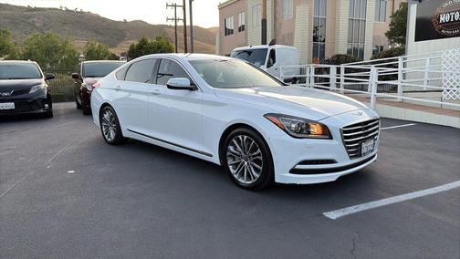 Casablanca White 2015 Hyundai Genesis 3.8