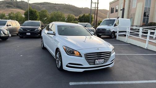 Casablanca White 2015 Hyundai Genesis 3.8